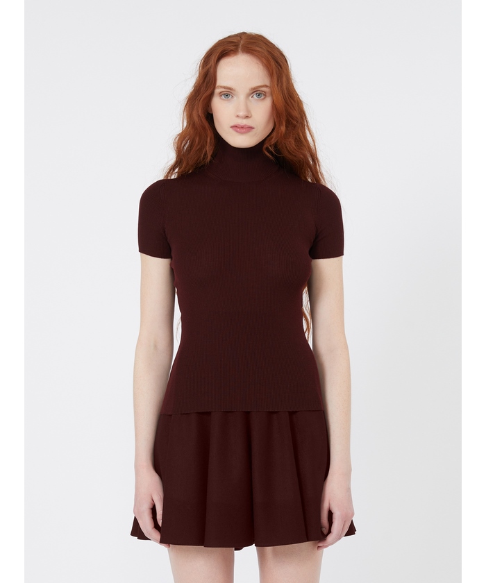 アファ］ピュア ウール ハイネック ニット(X25DA019)｜阪急百貨店公式