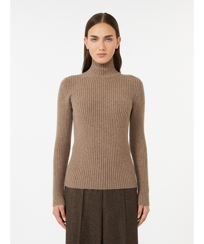 アラル］ウール カシミヤ ハイネック ニット(X25DA020)｜阪急百貨店