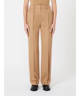 ［カルボーネ］ピュア キャメル パンツ