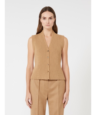 ［マードレ］ウール カシミヤ ニット ジレ