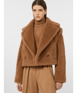 ［サントス］テディベア 2WAY クロップド ジャケット