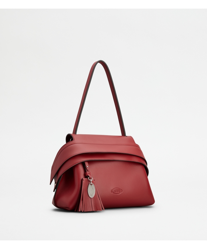 トッズ ウェーブ バッグ レザー バッグ スモール(X25NA007)｜阪急