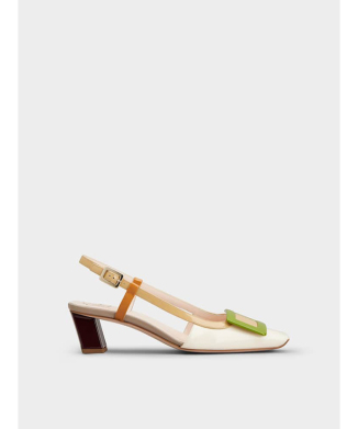 ベル ヴィヴィエ スリングバック パンプス