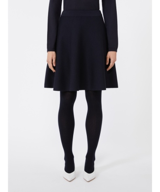 ［ウバルダ］ピュア ウール ミニ スカート