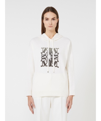 ［タッデオ］ピュア ウール フーデット ニット