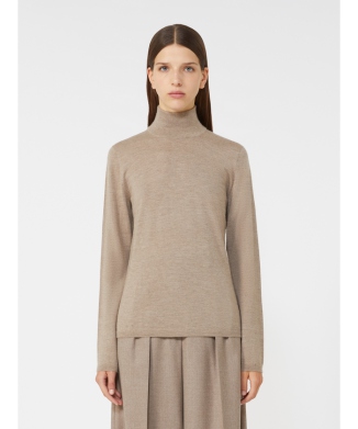 ［メアーナ］ピュア カシミヤ タートルネック ニット