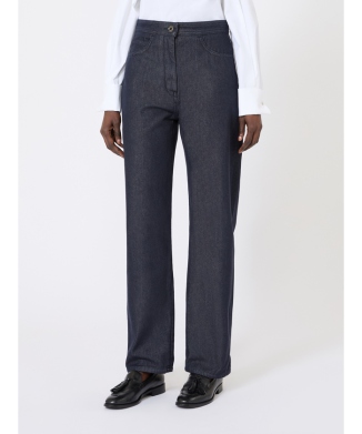 ［ペスコ］ピュア コットン デニムルック パンツ