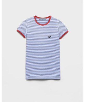 ストライプ ジャージー Tシャツ
