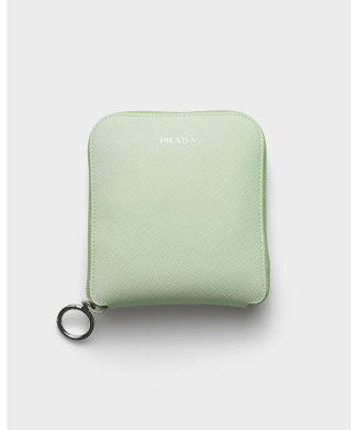 サフィアーノレザー ペンダント付 Re-Nylon トートバッグ