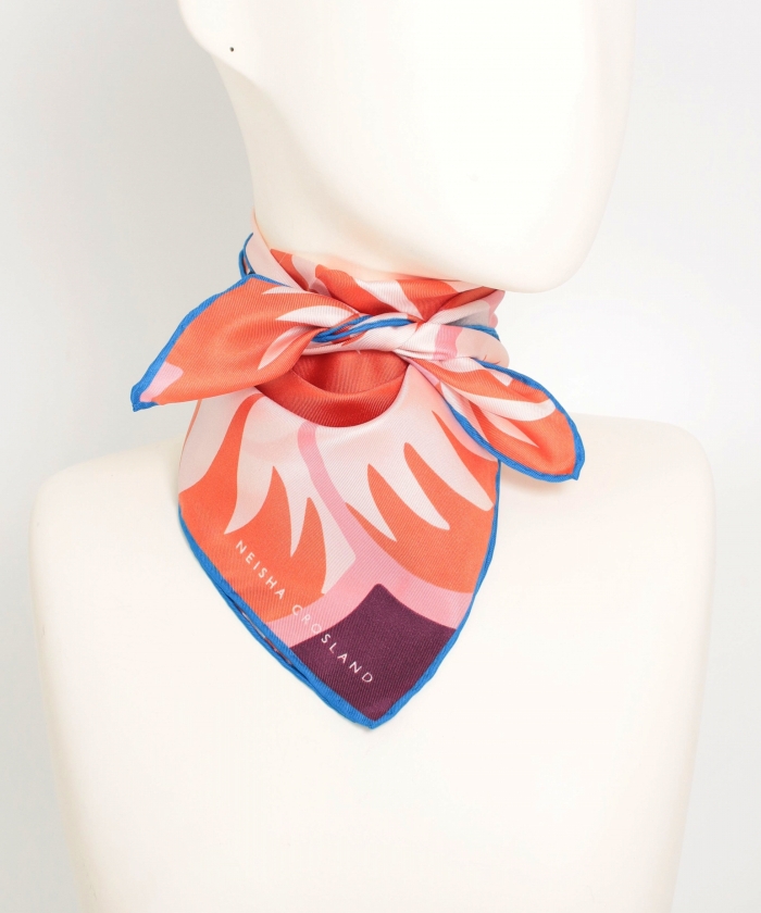 シルクツイルプリントプチスカーフ(Z243D003)｜阪急百貨店公式通販