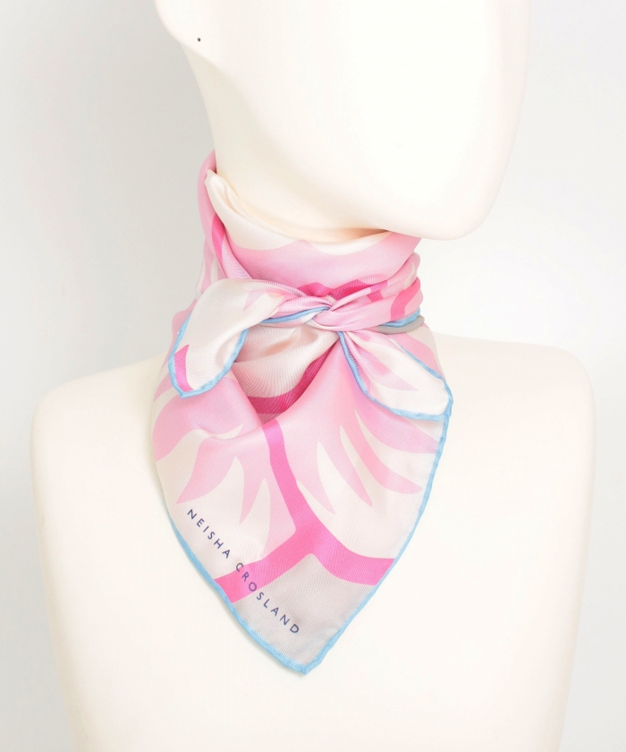 シルクツイルプリントプチスカーフ(Z243D003)｜阪急百貨店公式通販