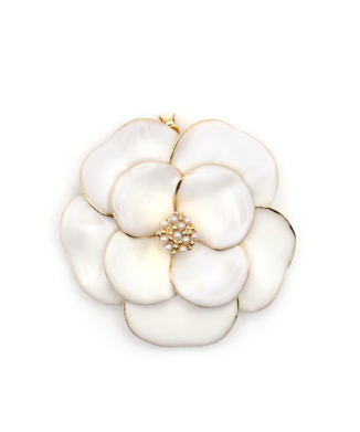 Lリング カメリア ストールクリップ