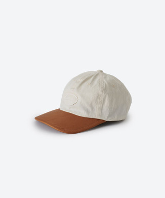 COTTON ＆ LEATHER TRUCKER CAP