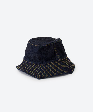DENIM PENTAGON BRIM HAT