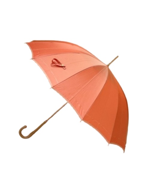 HANWEY 真田耳 長傘 オレンジ 親骨の長さ:55cm HANWEY 真田耳 長傘 オレンジ 親骨の長さ:55cm