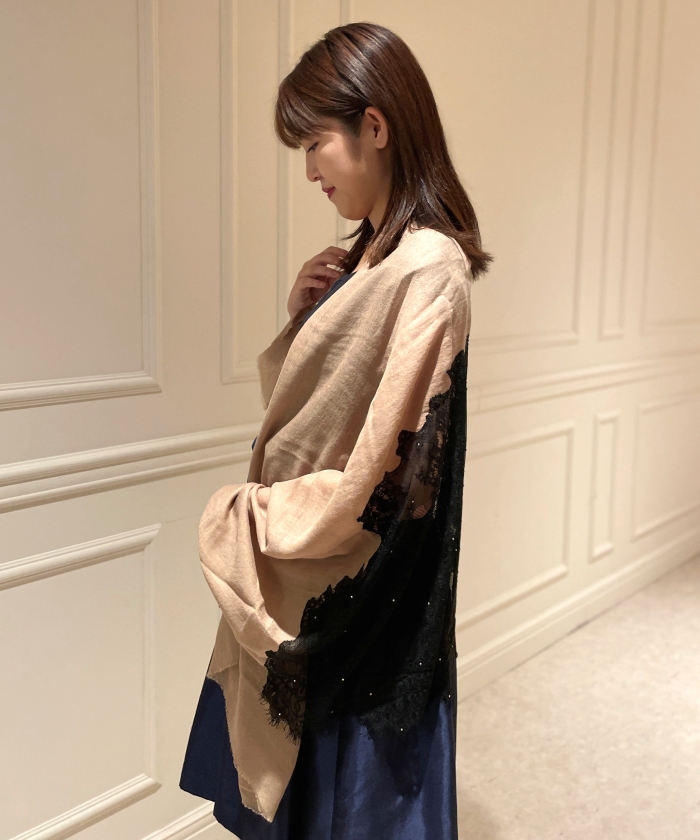 ⚫️シルクショール　ストール　アンティーク　ヴィンテージ 古着　レディース Amazon | [Euyqs] レディース ビンテージ ストール 大判 厚手