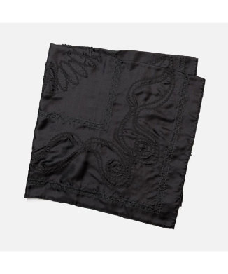 テープエンブロイダリーペイズリースカーフ