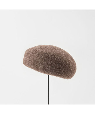 beret - black merino