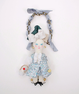 Tweed dress doll