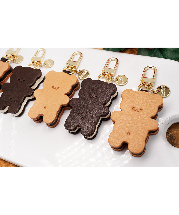 確認◡̈*.。ミニくまちゃん♡オーダー受け付け くまちゃんクッキーサンドのキーホルダー(Z25DB012)｜阪急百貨店公式