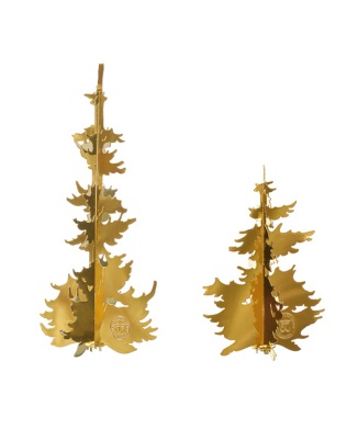クリスマスツリー ゴールド2個セット