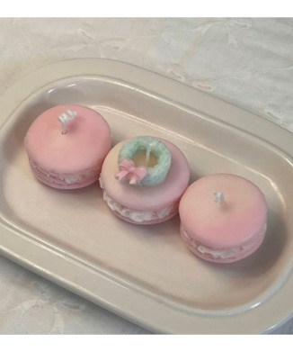 マカロンキャンドル