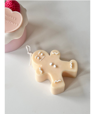 ジンジャーブレッドマンキャンドル