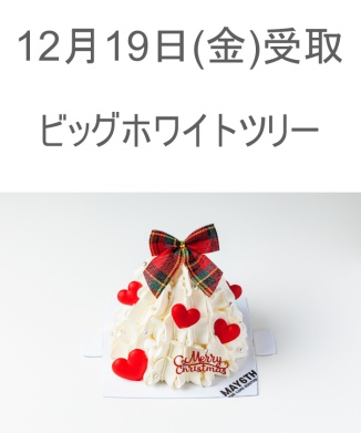 12/19(金) 受取分　ビッグホワイトツリー(4号)
