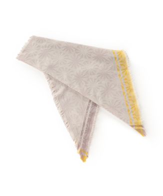 ジャカードトライアングルストール