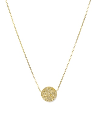 K18YGダイヤモンドネックレス