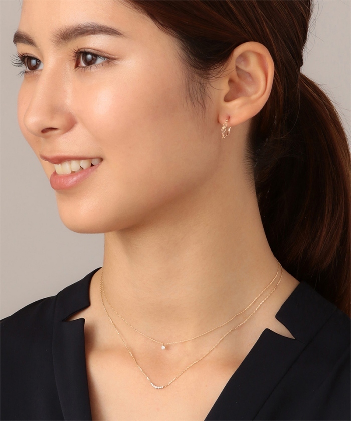 agete ダイヤモンド ネックレス K18ダイヤモンドネックレス（0.2ct）｜ネックレス｜アガット