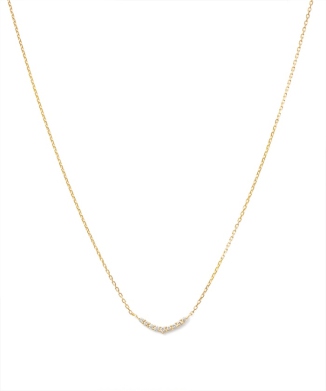 K18YGダイヤネックレス