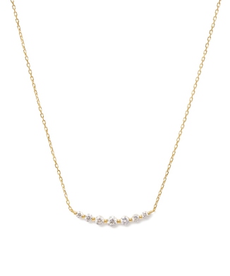 K18YGダイヤネックレス