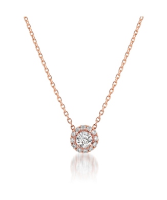 DIAMOND HALO NECKLACE(S)