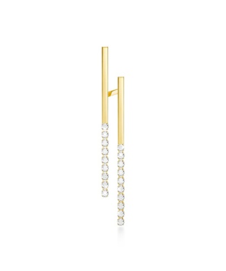 シャンデリアダブルライン ピアス