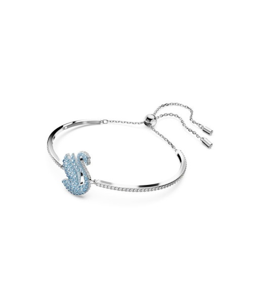 Swarovski Iconic Swan バングルスワン, ブルー,  ロジウム・プレーティング(aw3H0309)｜阪急百貨店公式通販サイト｜阪急百貨店オンラインストア