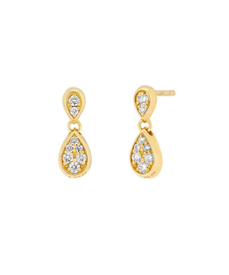 K18YG ダイヤモンドピアス