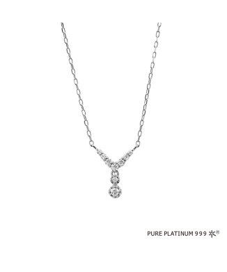 Pt999ダイヤモンドネックレス
