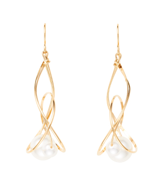 ミクロコスモ K14GF Pパールピアス