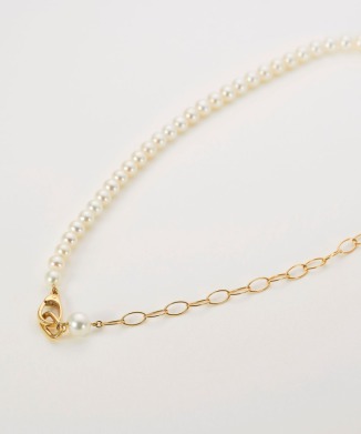 ＰＣチェーンセパレートパールネックレス