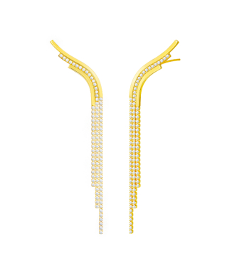 シャンデリアフローラディアント　ピアス