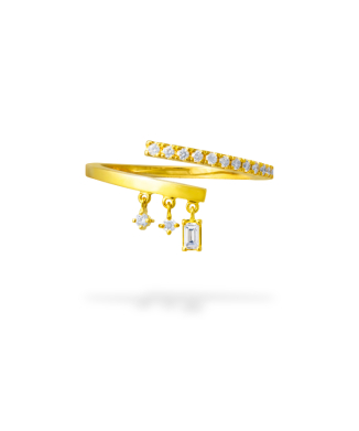 シャンデリアスウェイツイスト　リング