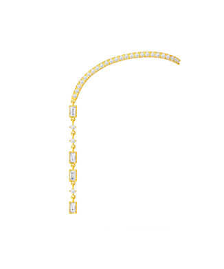 シャンデリアスウェイグレイスライン　ピアス(左耳用)