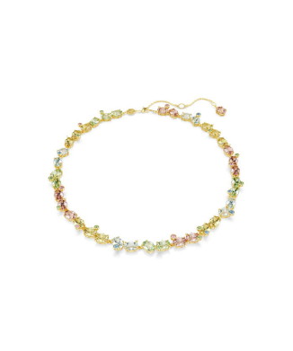 Gema Tennisネックレスミックスカット, マルチカラー, ゴールドトーン・プレーティング