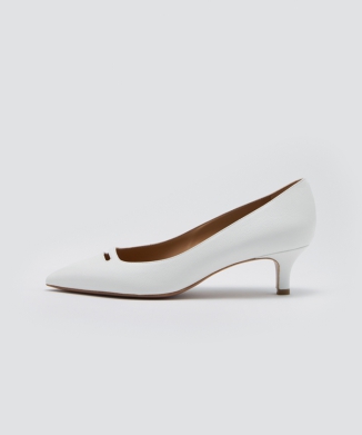 アネッリ キャビア パンプス 4.5cm WHITE