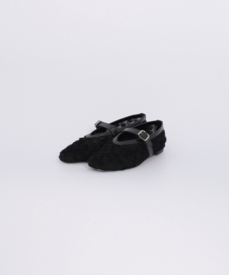 sq tulle ballet flats