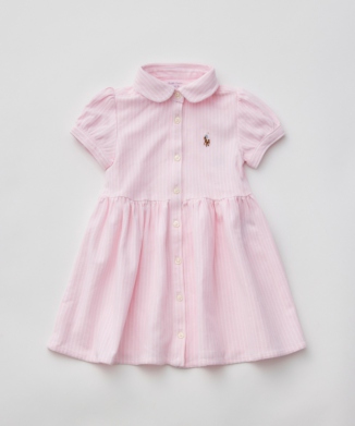 ストライプド ニット オックス ドレス