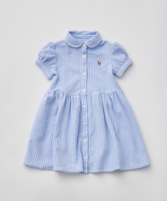 ストライプド ニット オックス ドレス