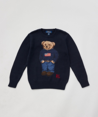 ポロベア コットン セーター