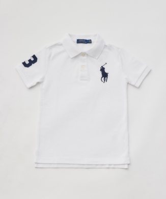 ビックポニー コットン メッシュ ポロシャツ